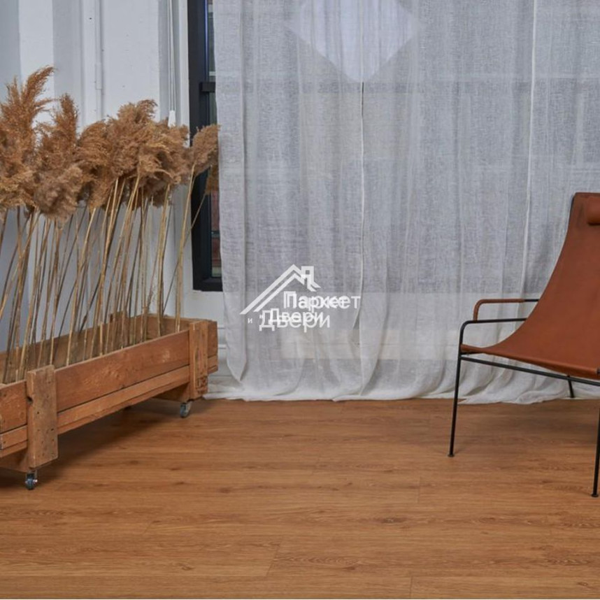 Виниловый пол VINILAM Cork Дуб Мейс 10080V фаска