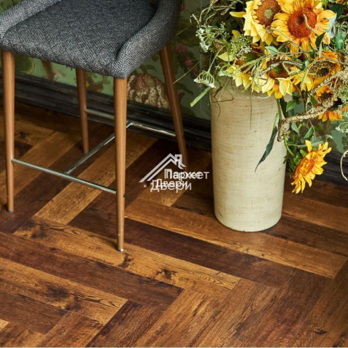 Виниловый пол VINILAM Parquet Herringbone Парижский IS11155 