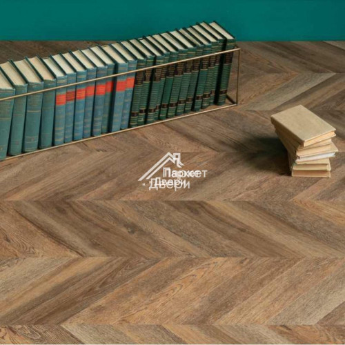 Виниловый пол VINILAM Parquet CHEVRON Нормандия RI153610CL4