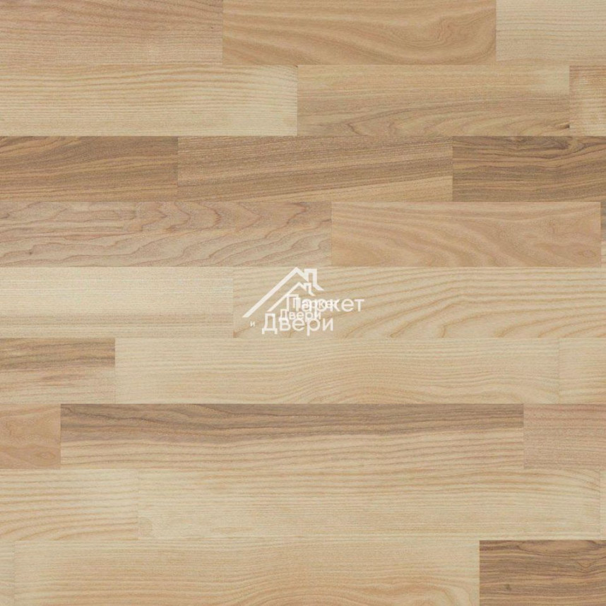 Паркетная доска Polarwood Ясень PLUTON WHITE OILED 3S (Плутон белое масло) Space