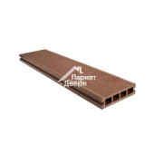 Террасная доска Goodeck (Гудек) Какао, брашинг - структура дерева