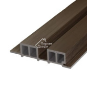 Фасадная доска Woodvex Lines Milk Chocolate Фасад (3м. и 4м.),3000x169x40, 4000x169x40