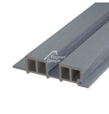 Фасадная доска Woodvex Lines Light gray Фасад (3м. и 4м.),3000x169x40, 4000x169x40