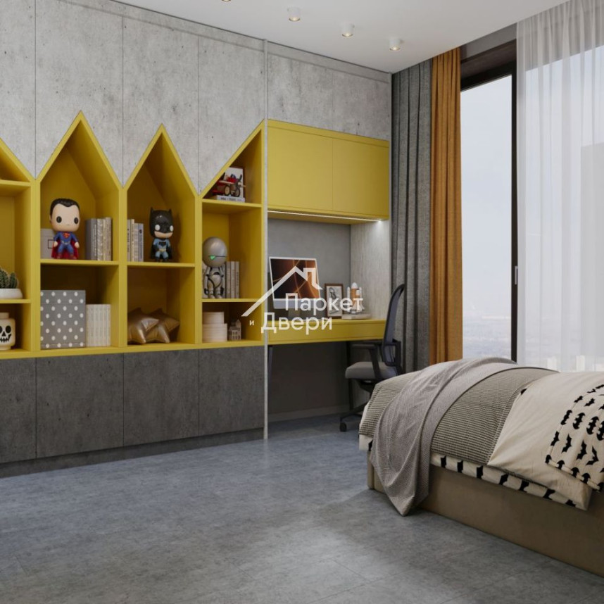 Ламинат SPC Cronafloor STONE Мелли Грей-2