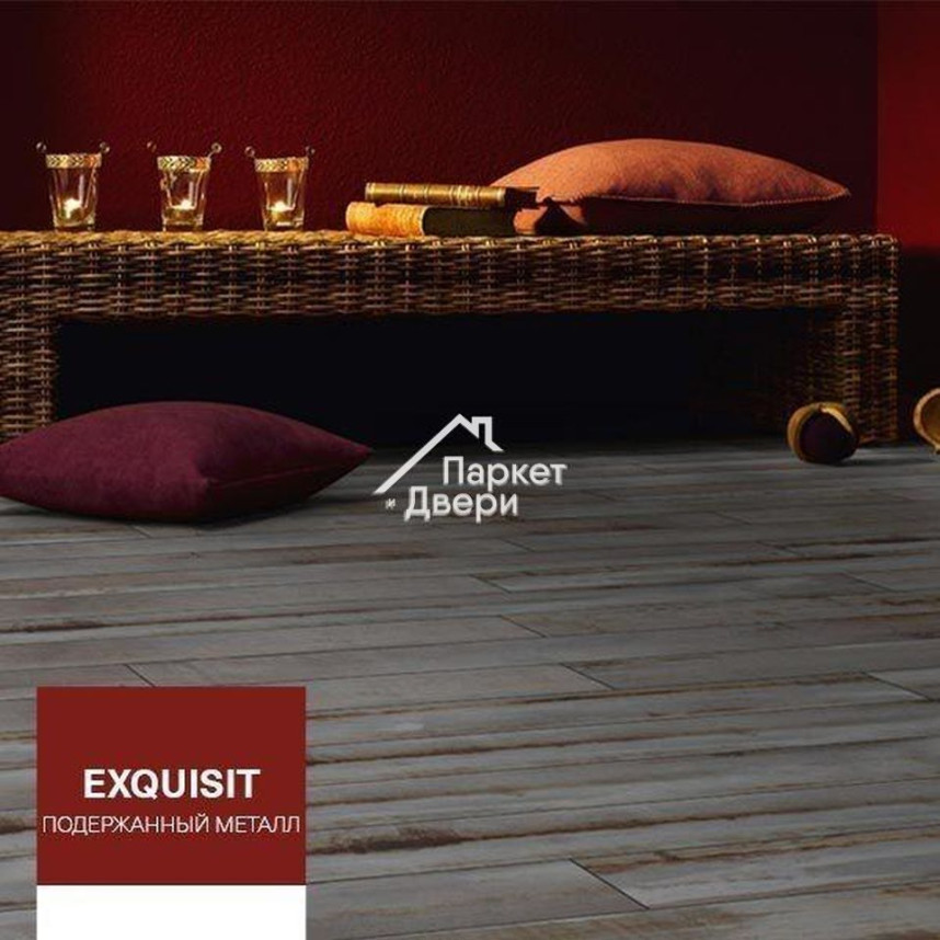 Ламинат Kronotex (Кронотекс) Exquisit Подержанный металл D4801-1