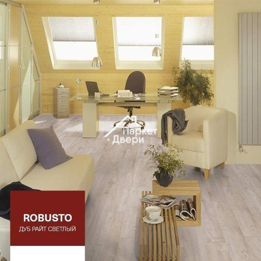 Ламинат Kronotex (Кронотекс) Robusto Дуб Райт светлый D4989-1
