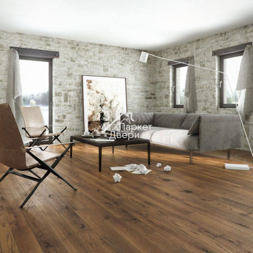 Паркетная доска Barlinek Piccolo Дуб Nugat-1