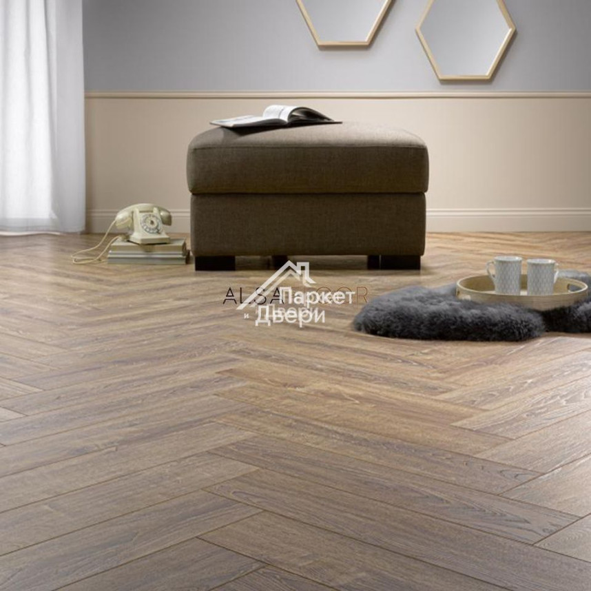 Ламинат Alsafloor Creative Baton Rompu/Herringbone Дуб Балеарский-1