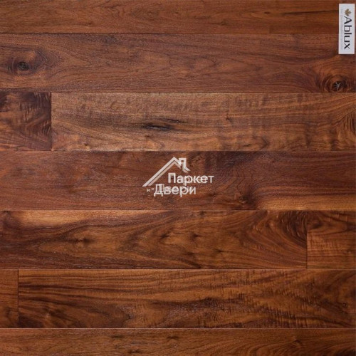 Массивная доска Ablux Орех Американский (WALNUT) NATUR масло, 300-1800x127x19,05