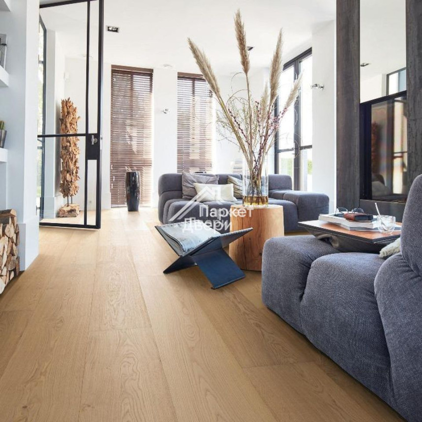 Паркетная доска Meister HD 400 Lindura Дуб натур Алебастровый МЛ-1