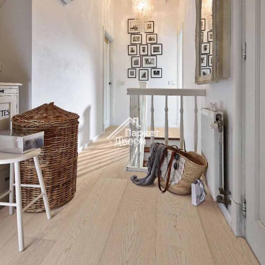 Паркетная доска Meister HD 400 Lindura Дуб натур Арктический белый МЛ-1