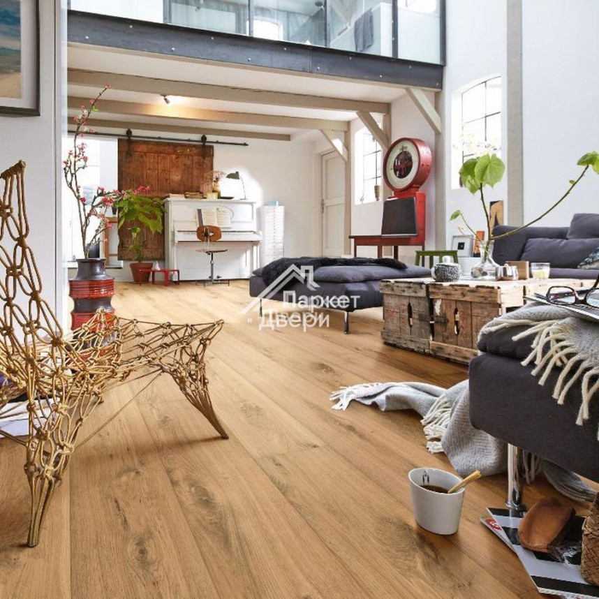 Паркетная доска Meister HD 400 Lindura Дуб рустик Чистый НМ-1