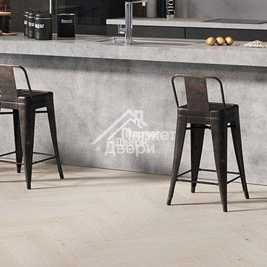 Паркет елка Barlinek Classico line Дуб Cappuccino Классическая елка-1