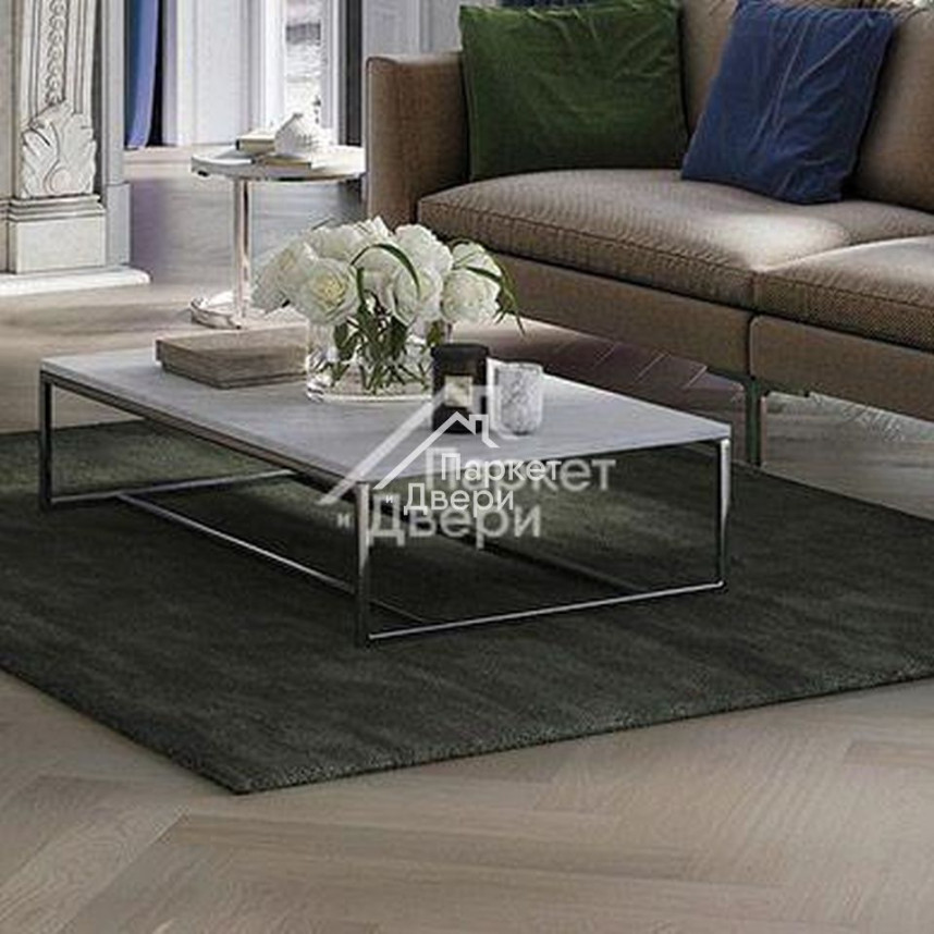 Паркет елка Barlinek Classico line Дуб Marzipan Muffin Классическая елка-1