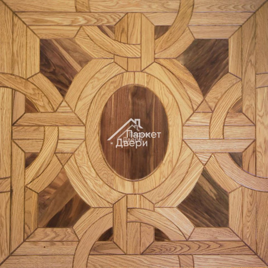 Модульный паркет Kochanelli Милано Дуб Орех-1