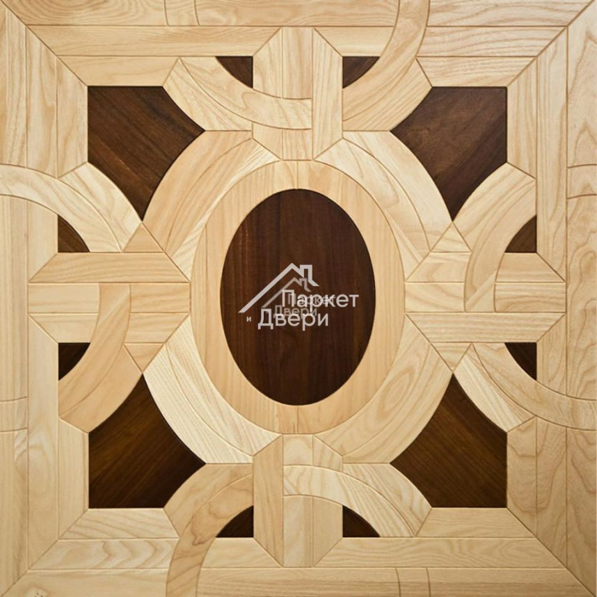 Модульный паркет Kochanelli Милано Ясень Орех-1