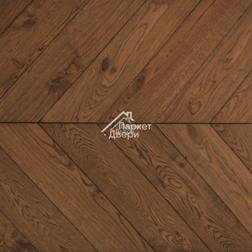 Модульный паркет Kochanelli Французская ёлка Оскуро(коричневый)/Original-1