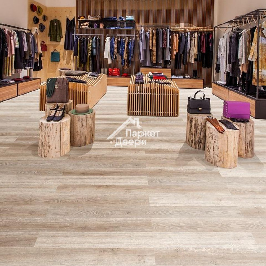 Виниловый пол КронаПласт CronaFloor Дуб Светлый-1