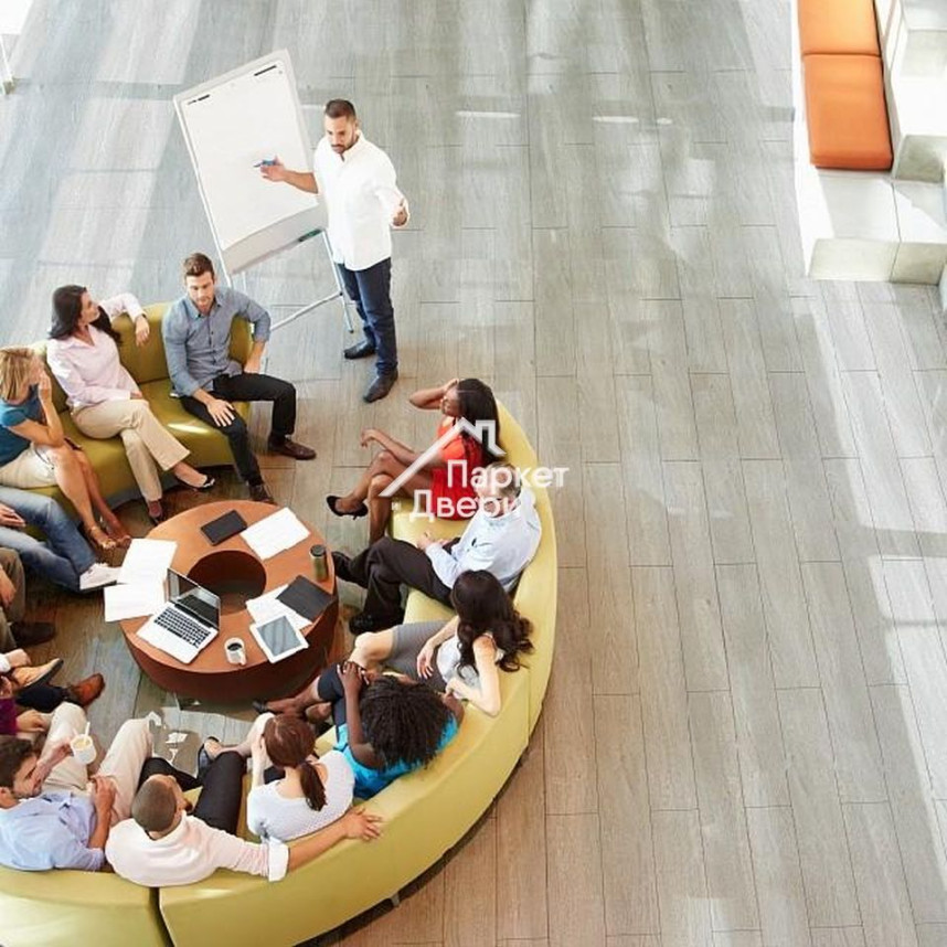 Виниловый пол КронаПласт CronaFloor Дуб Серебристый-1