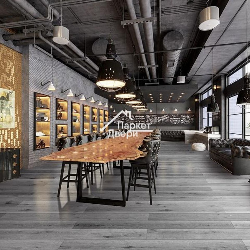 Виниловый пол КронаПласт CronaFloor Дуб Серый-1