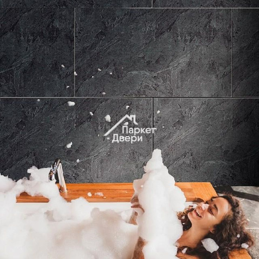 Виниловая плитка настенная КронаПласт CronaWall+ Антрацит-1