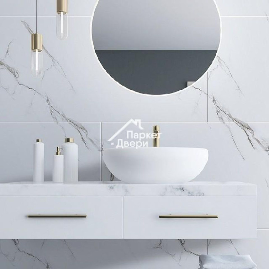 Виниловая плитка настенная КронаПласт CronaWall+ Мрамор калакатта-1