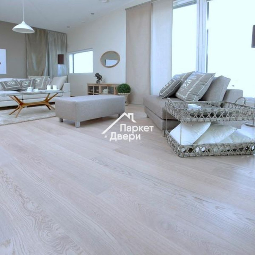 Паркетная доска Focus Floor Classic OAK FP138 ETESIAN WHITE MATT LOC-1