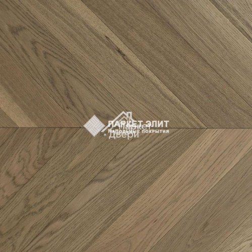 Паркет Wood Bee французская ёлка Chevron Дуб Aureo / Аурео, 510х92х12мм 
