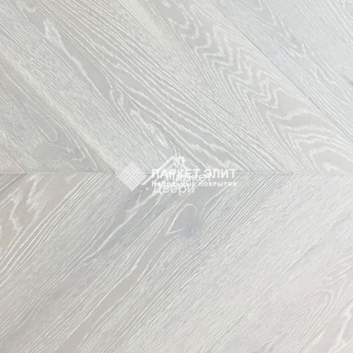 Паркет Wood Bee французская ёлка Chevron Дуб Неве / Neve, 510х92х12мм