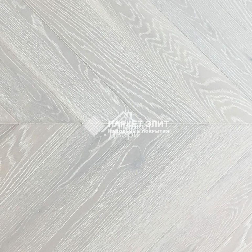 Паркет Wood Bee французская ёлка Chevron Дуб Неве / Neve, 510х92х12мм-1
