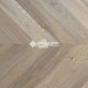 Паркет Wood Bee французская ёлка Chevron Дуб Крема / Crema, 510x92x12