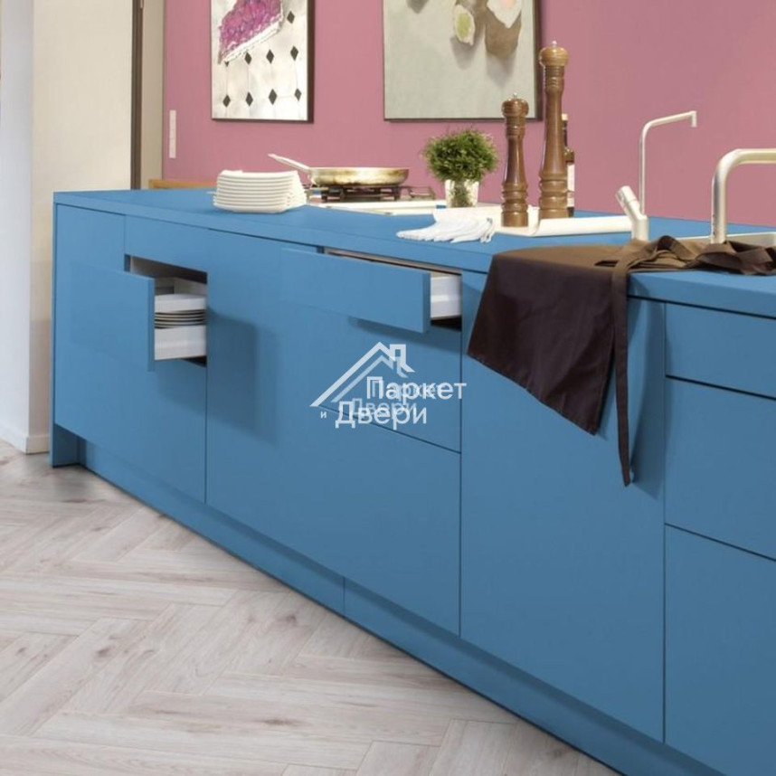 Ламинат Kronotex Herringbone B 3516 Дуб бордо-2