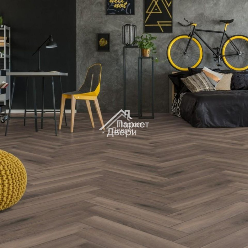 Ламинат Kronotex Herringbone А 3860 Дуб Феррара-2
