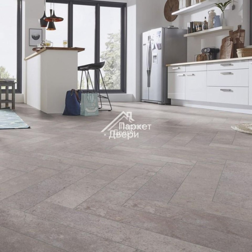 Ламинат Kronotex Herringbone А 4739 Пезаро Цемент-2