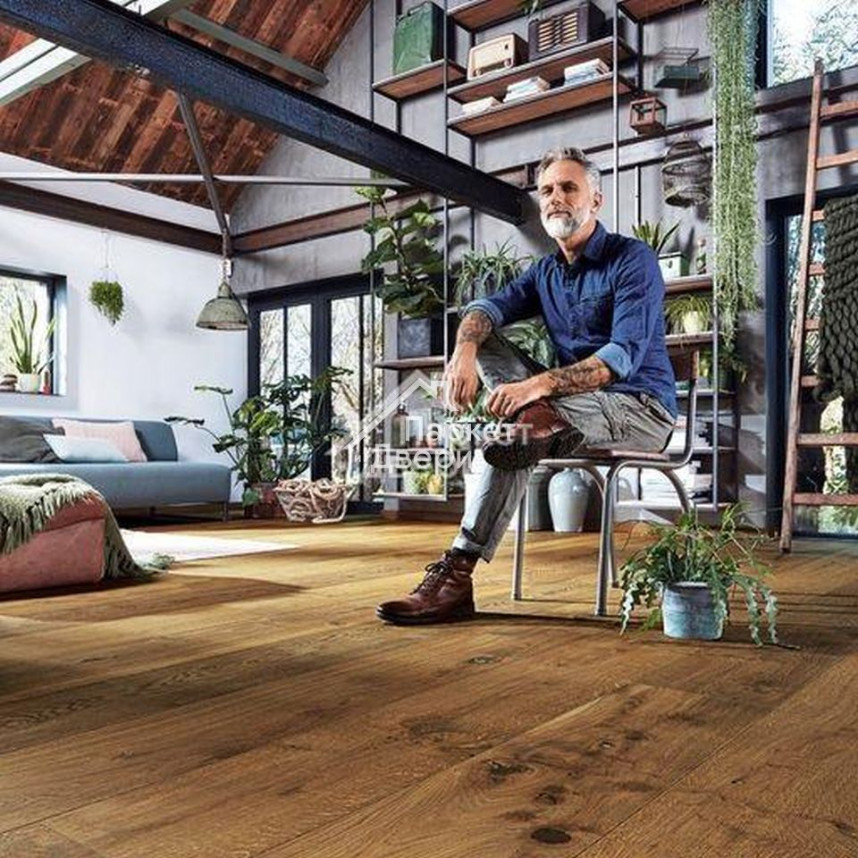 Паркетная доска Meister HD 400 Lindura Дуб аутентик Драй Вуд НМ-1