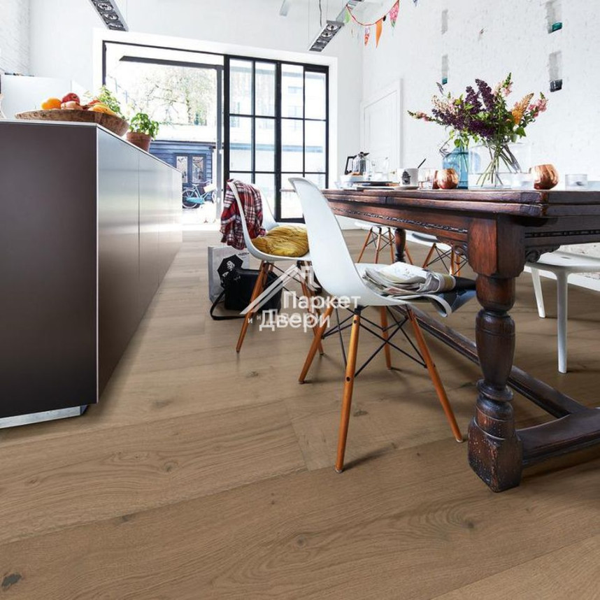 Паркетная доска Meister HD 400 Lindura Дуб аутентик Серый НМ-1