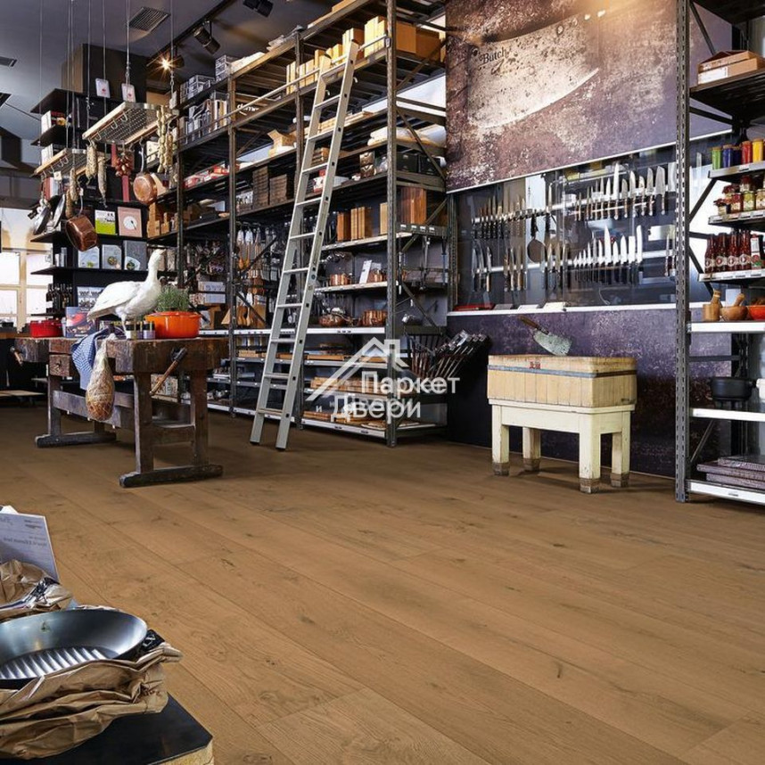 Паркетная доска Meister HD 400 Lindura Дуб лайвли Капучино НМ-1