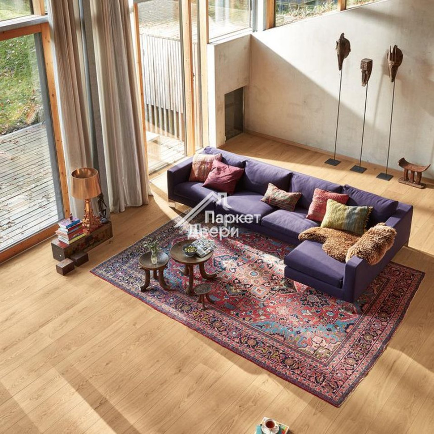 Паркетная доска Meister HD 400 Lindura Дуб натур Чистый НМ-1