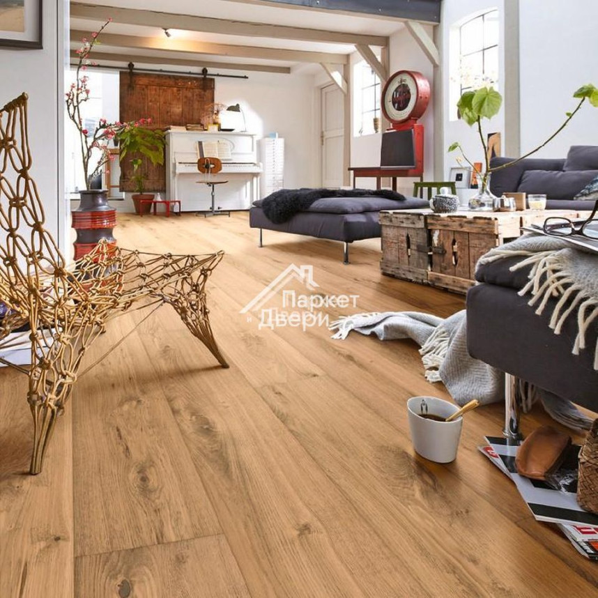 Паркетная доска Meister HD 400 Lindura Дуб рустик Чистый НМ-1