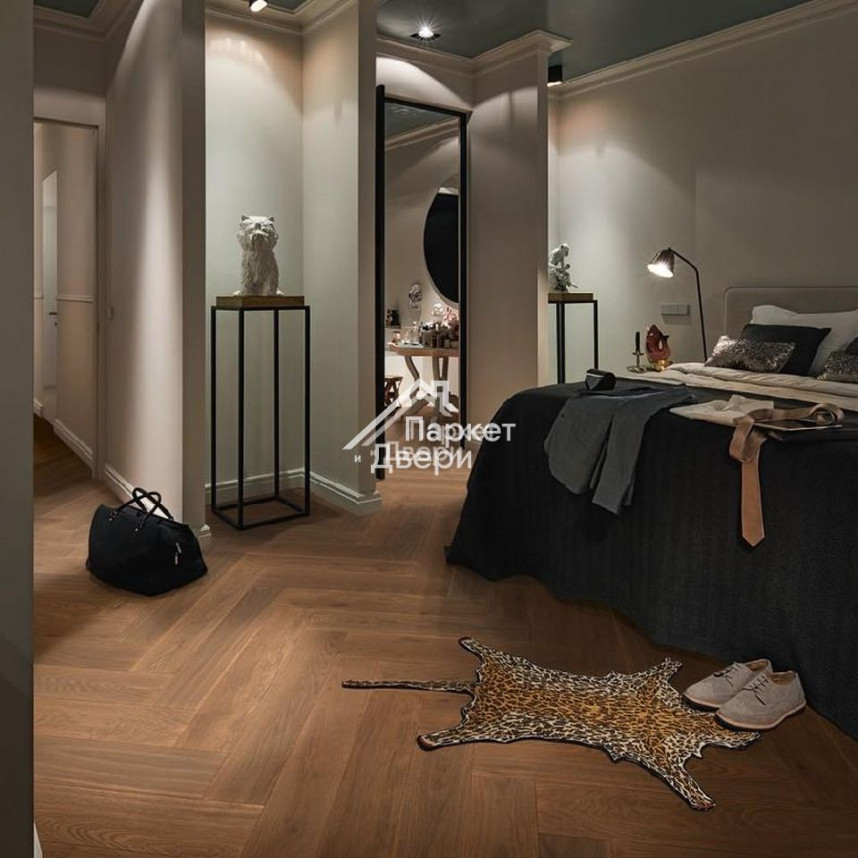 Паркет-елка Meister PS 500 Residence Дуб витал Приглушенный 13 мм НМ-1