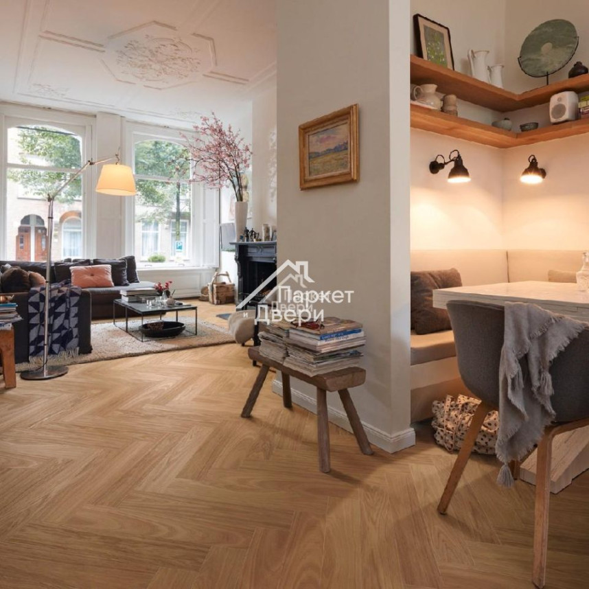 Паркет-елка Meister PS 500 Residence Дуб гармония 13 мм МЛ-1