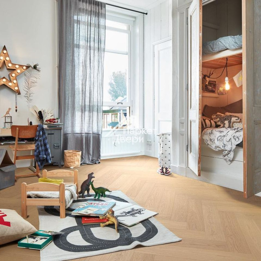 Паркет-елка Meister PS 500 Residence Дуб гармония Чистый 13 мм МЛ-1