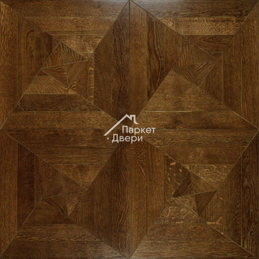 Модульный паркет Kraft Parkett № 18 Дуб 400-800x400-800x14-1