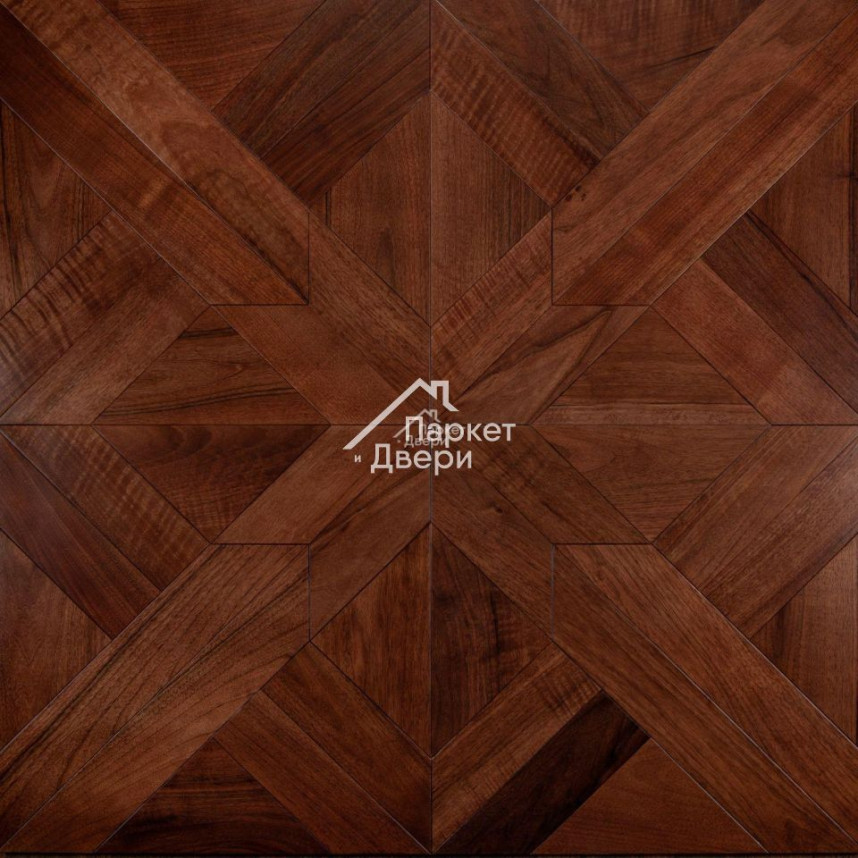 Модульный паркет Kraft Parkett № 23 Орех 400-700x400-700x14-1