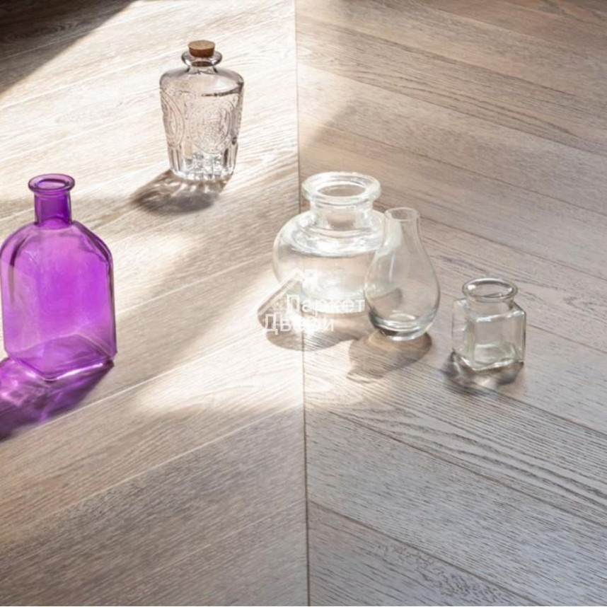 Виниловый пол VINILAM Parquet CHEVRON Шампань RI153616CL4-3