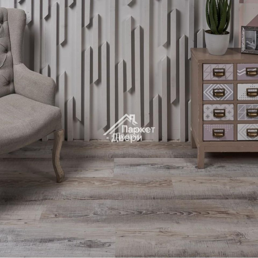 Виниловый пол VINILAM CERAMO VINILAM Wood Сосна Андер 4949-1