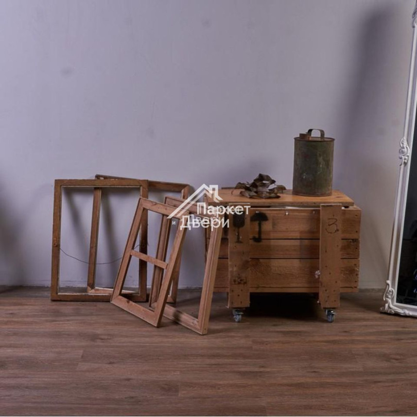 Виниловый пол VINILAM CERAMO VINILAM Wood Оливковый 61512-1