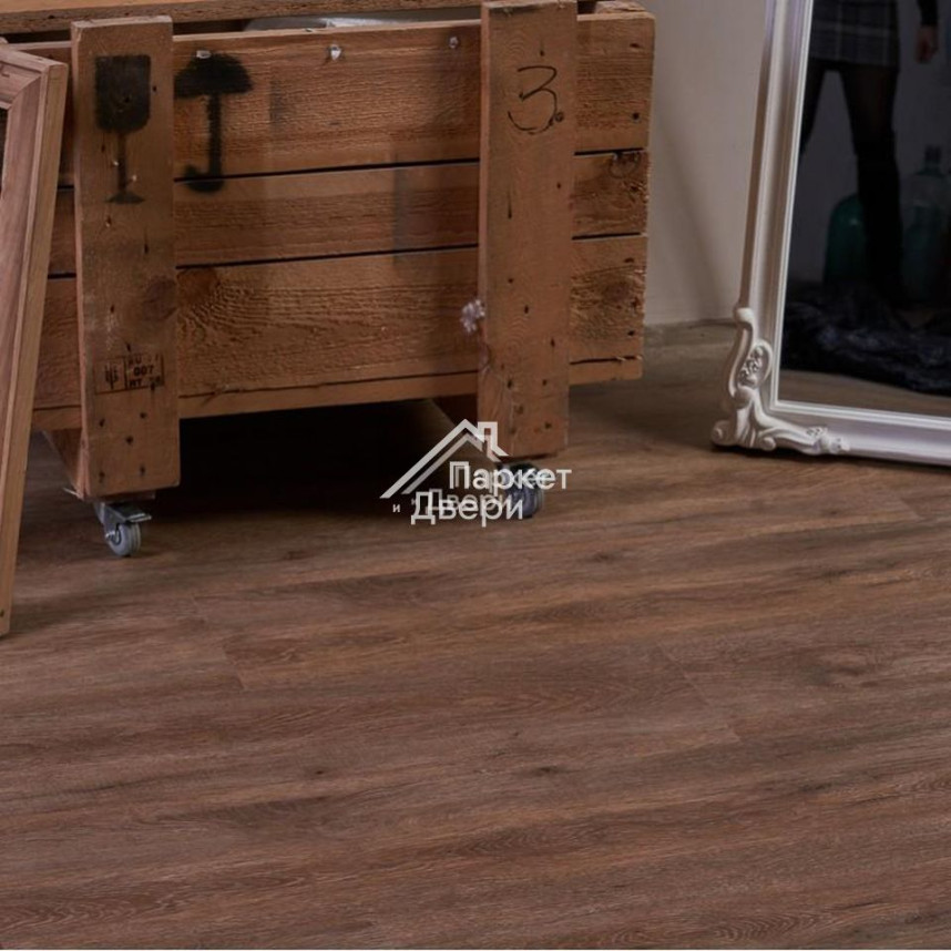 Виниловый пол VINILAM CERAMO VINILAM Wood Оливковый 61512-3