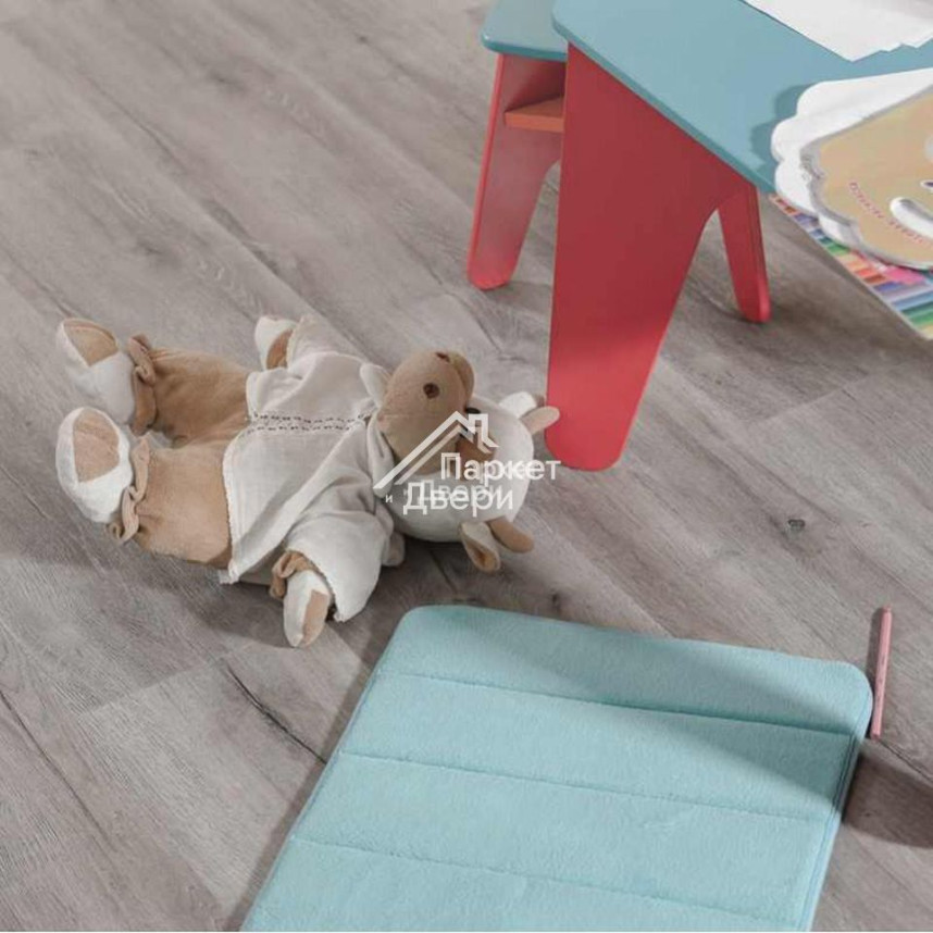 Виниловый пол VINILAM CERAMO VINILAM 5,5 мм SPC Дуб Давос 8880 -EIR 1520x225x5.5-4