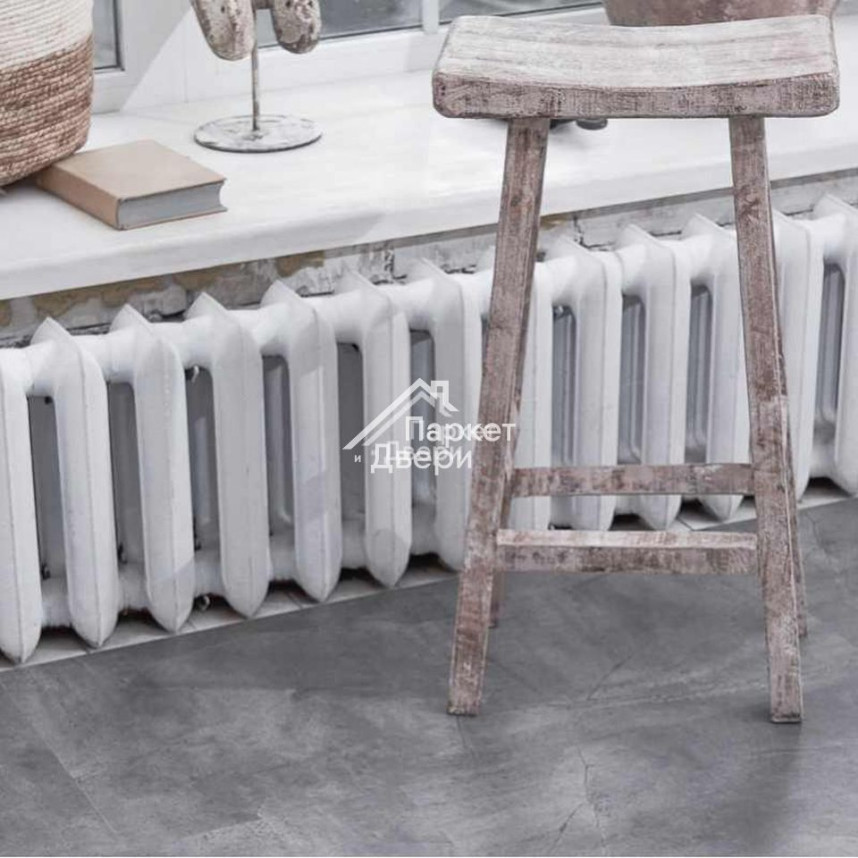 Виниловый пол VINILAM CERAMO VINILAM Stone Серый Бетон 61602-1